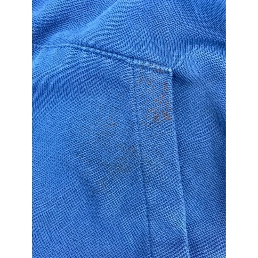 Nike Hoodie Mens Large Blue Full Zip Dri-FIT Volt Swoosh Logo Good Condition